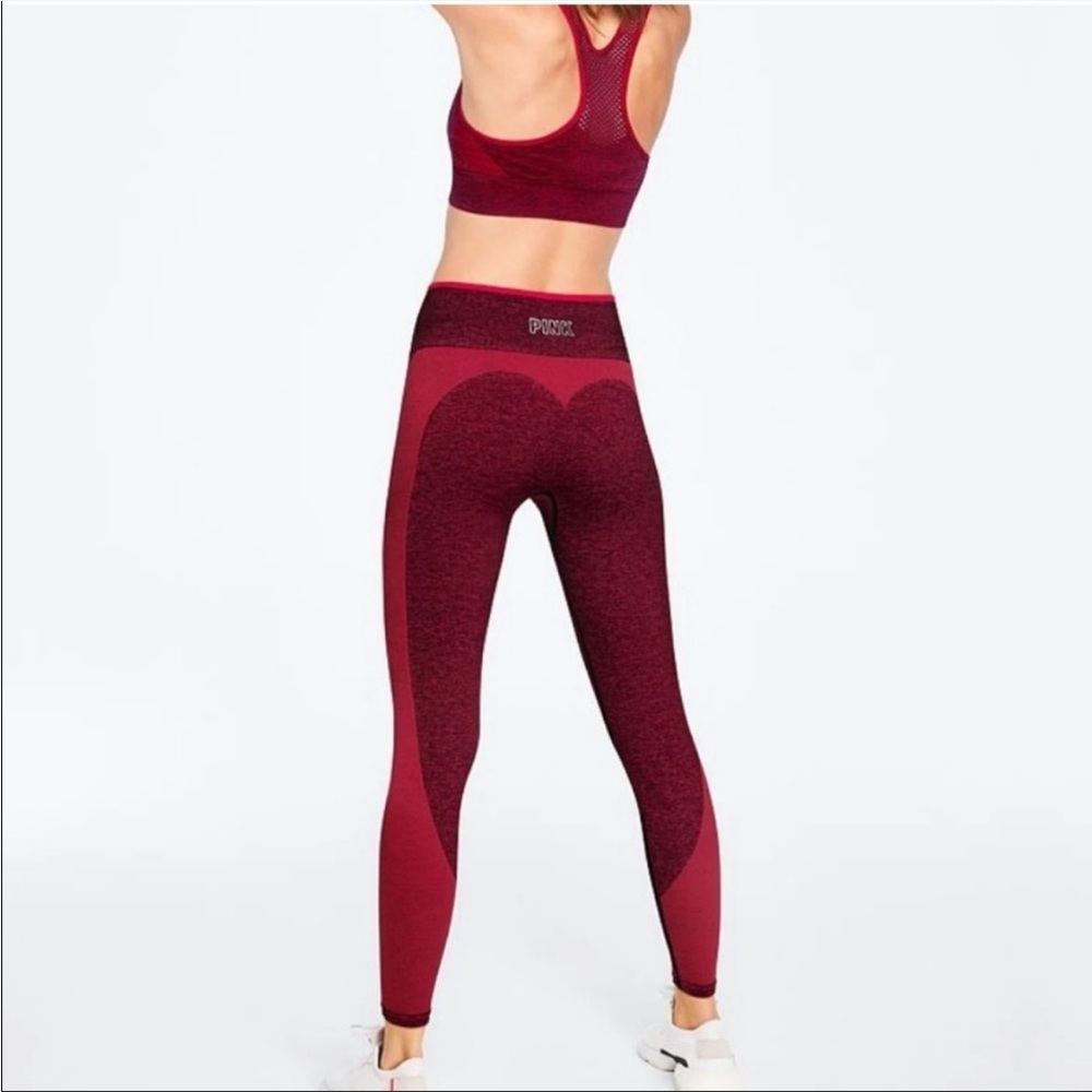 vs pink red contour leggings 🍓